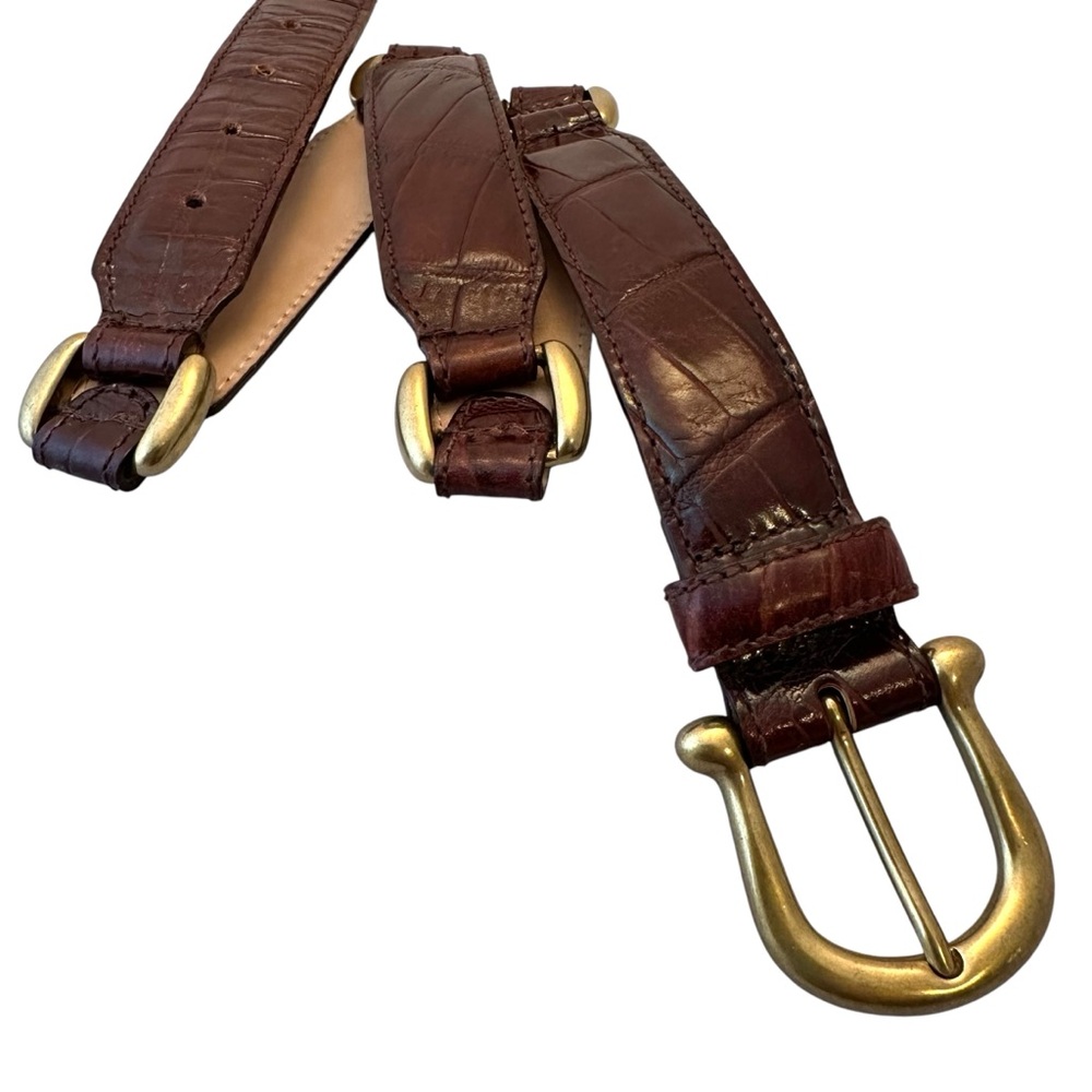Vintage Fossil Leather Belt S